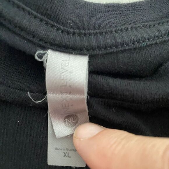 Grim Reaper Guns Offend You Next Level Apparel T-Shirt Men XL Black Graphics - Picture 4 of 9